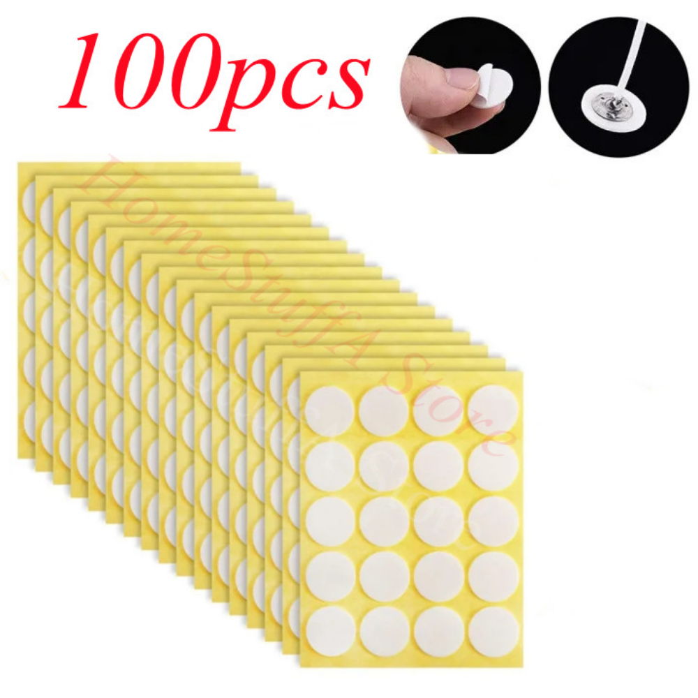 Adhesive Dot Wick - 100 dots Adhesive Candle Wick Stickers