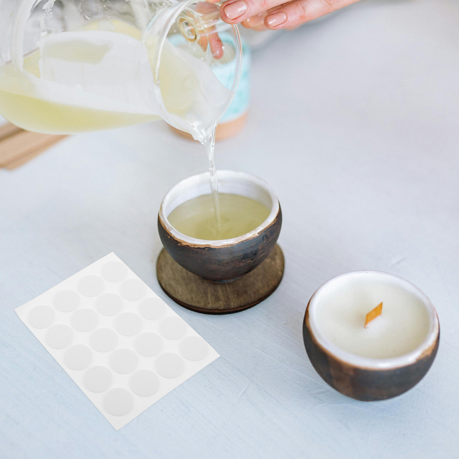 Adhesive Dot Wick - 10Pcs Making Wick Stickers Double Sided