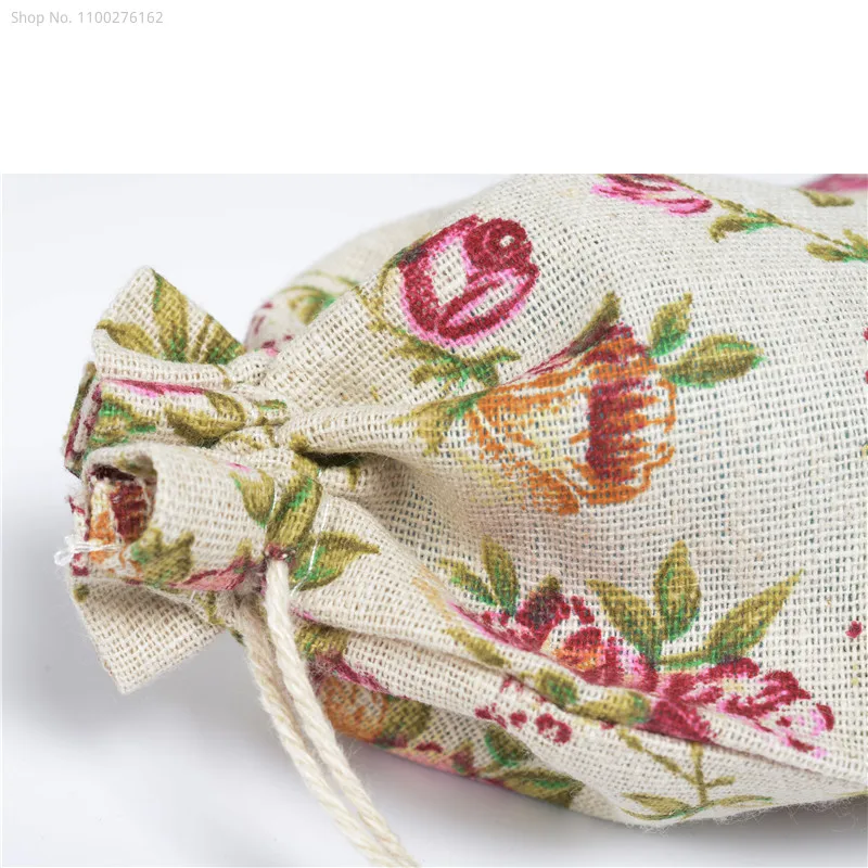 100pcs Small Cloth Bag Cotton  - Jute Bag Packaging 评论和价格