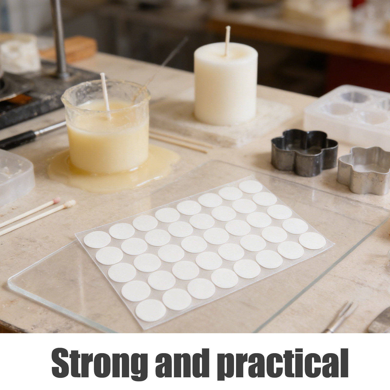 800Pcs Wick Stickers Double Si - Adhesive Dot Wick 评论和价格