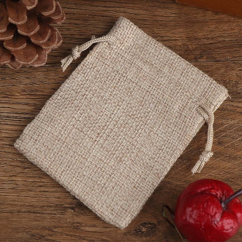 50PCS 13X18/10X15/9X12/7X9CM D - Jute Bag Packaging 评论和价格