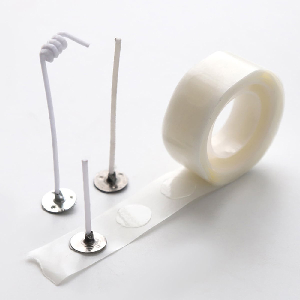 100 Dots/Roll Candle Wick Stic - Adhesive Dot Wick 评论和价格