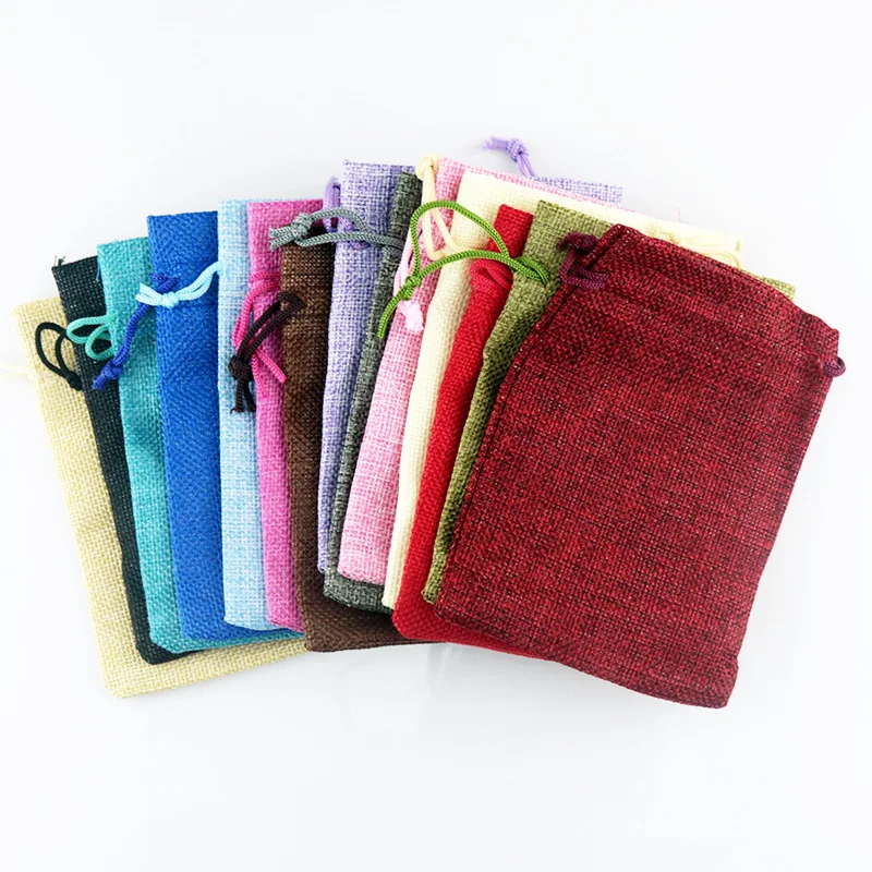 50pc/lot 7x9 9x12 10x14 13x18  - Jute Bag Packaging 评论和价格