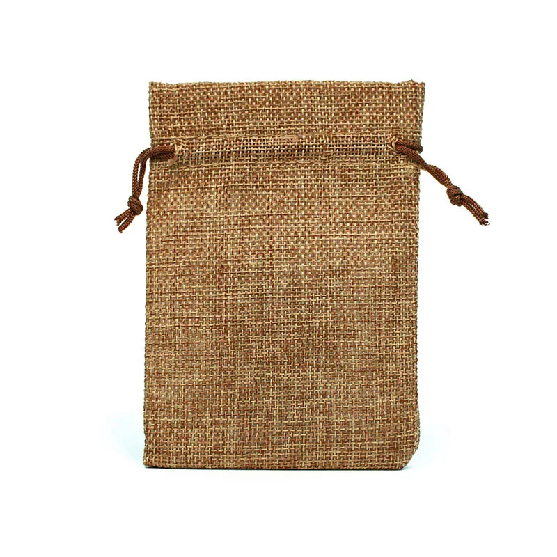 50Pcs/Lot 8×10cm jute bags jut - Jute Bag Packaging 评论和价格