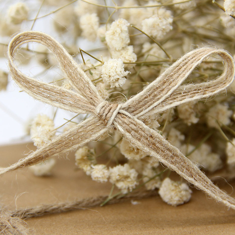 20/10/5M Natural Jute Rope Cor - Jute Bag Packaging 评论和价格