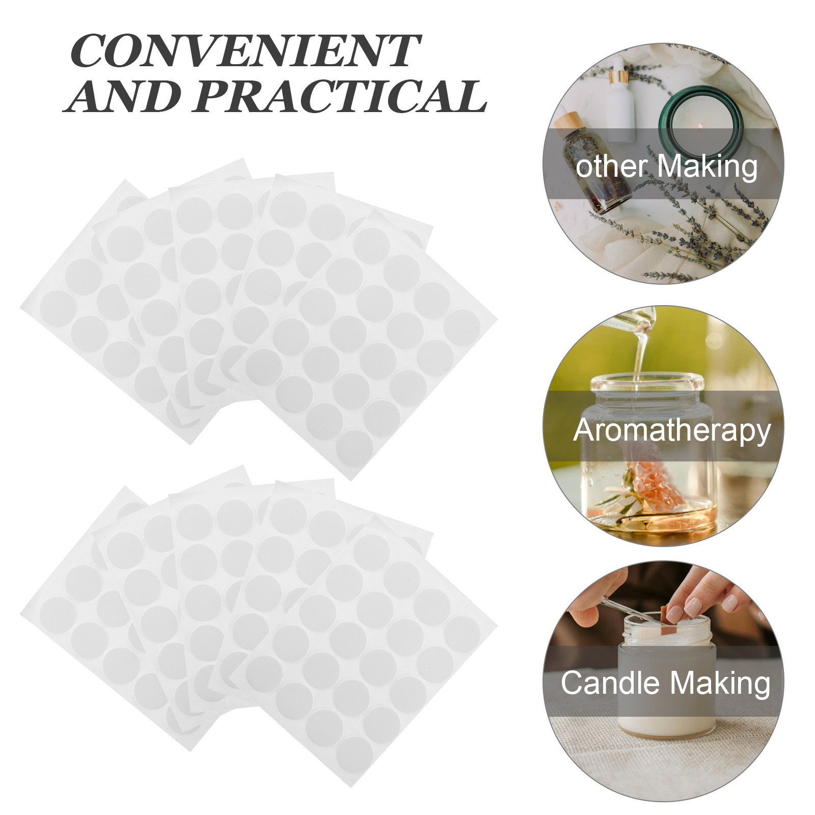 10Pcs Making Wick Stickers Dou - Adhesive Dot Wick 评论和价格