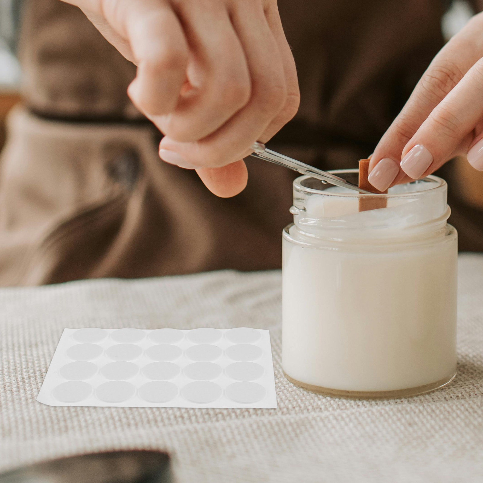 10Pcs Making Wick Stickers Dou - Adhesive Dot Wick 评论和价格